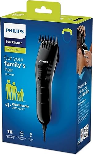 Miniatura 5 de Philips Qc511515 Cortapelos Con Peine-guía Ajustable Negro