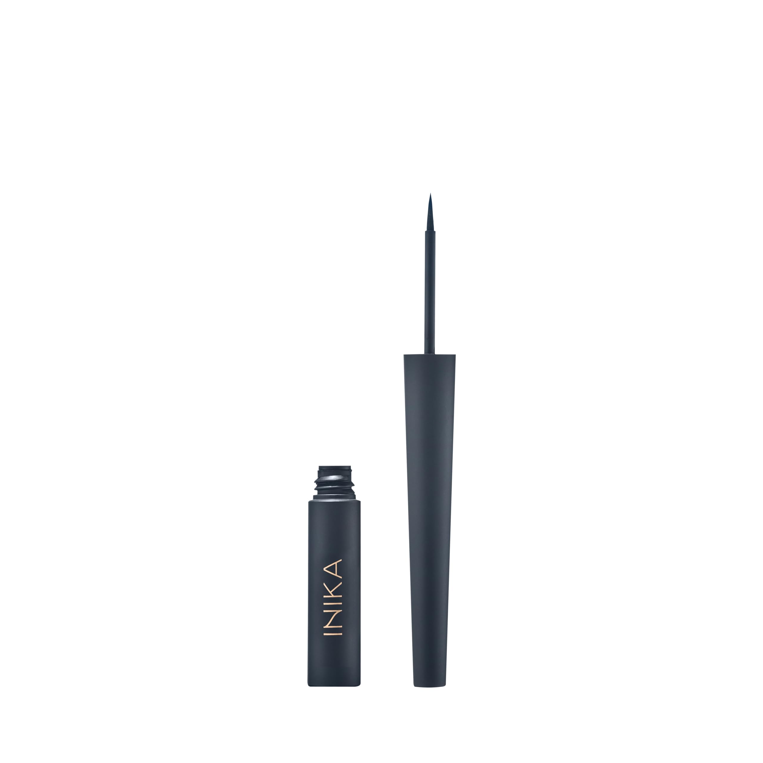 INIKA - Eyeliner Liquido Biologico | Vegano, Bellezza Non Tossica (Nero)