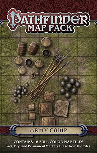 Paizo Publishing 4043 Pathfinder Map Pack Army Camp