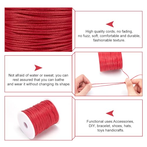 PH PandaHall 1.5mm Waxed Cord - Image 4