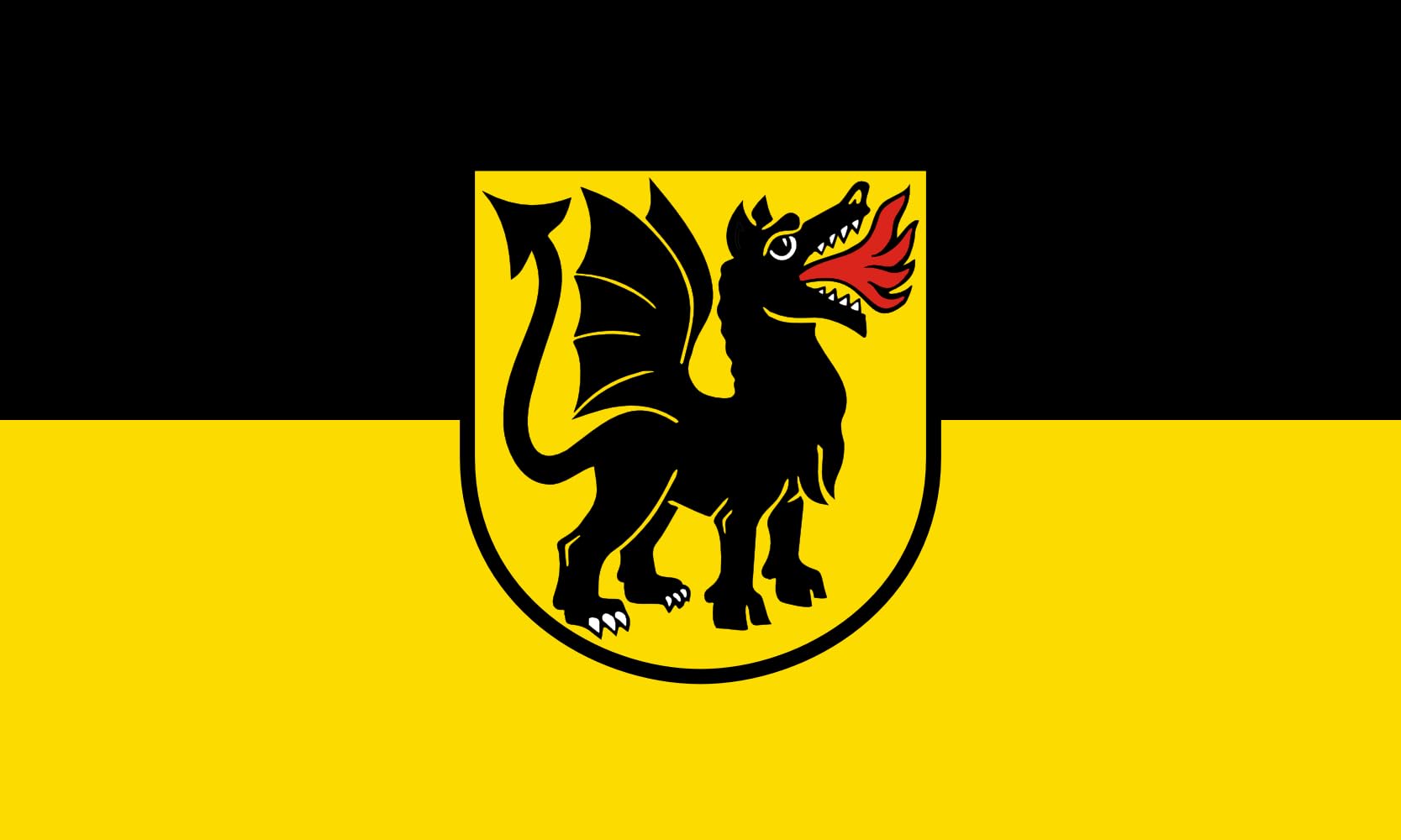 Drapeau Wurmlingen grand format pavillon officiel municipalité