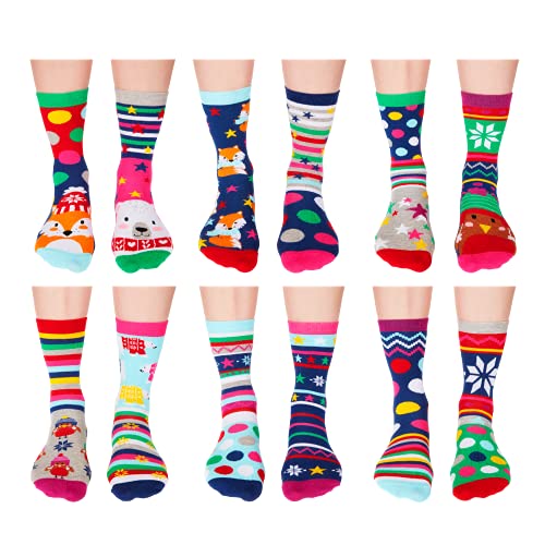 Image of United Oddsocks A Very Oddsock Christmas Advent Calendar – 12 Individual
