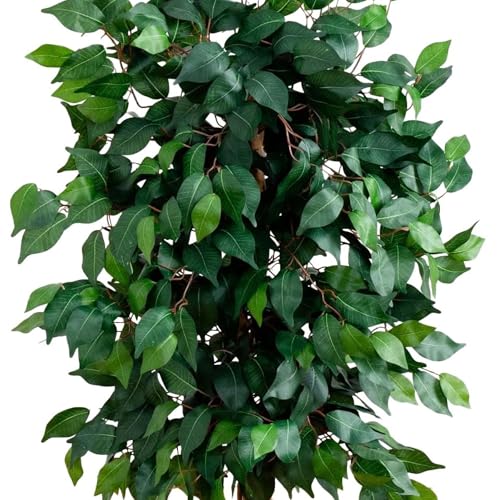 image for Nearly Natural 4ft Triple Trunk Artificial Ficus Tree with Natural Woo