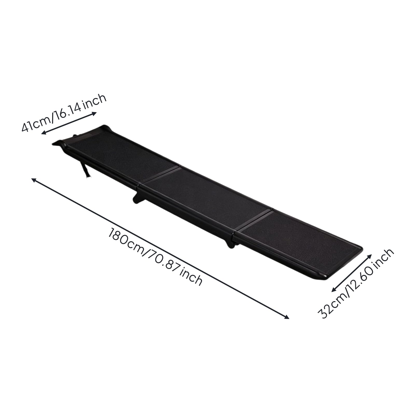 Rampa per Cani Auto Pieghevole Antiscivolo Lavabile in PP per Animali di Diverse Taglie con, 180 Cm, Modello A Tre Pieghe Con Superficie Smerigliata