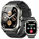 Smart Watch for Men GPS, 2.06"HD Screen Military 2026 New Fitness Watch Answer/Make Call with Heart Rate/Sleep Monitor/Pedometer, 100+ Sports Modes, Waterproof Activity Tracker Running for Android iOS