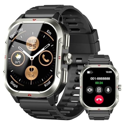Montre Connectée avec GPS Intégré, Smartwatch Homme Femme avec Appel Bluetooth, 110+ Sportifs, Montre Sport avec Podometre, Suivi Santé et Sommeil, Etanche IP68, 2.06" HD Smart Watch pour Android IOS