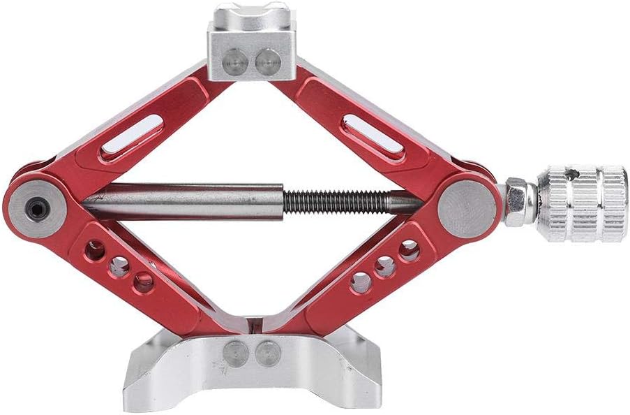 RC Car Jack, Heavy Duty Metal Scissor Design 1:10 Scale Model Car Jack for RC Enthusiasts, Model Builders, and Off-Road Hobbyists