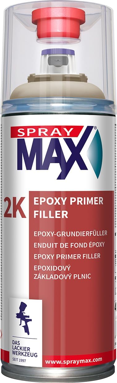 Spray Max 2 K Epoxy Primer Filler - 400ml (Black)