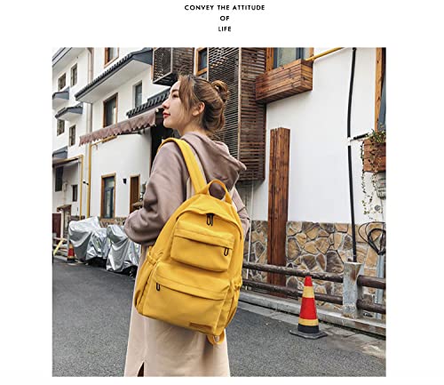 B17 Mochila Impermeável Feminina Escolar Fashion Resistente (Preto)