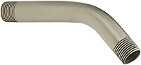 Vista 1 de Moen Shower Arm With 1/2-Inch IPS Connections, 6-Inch, Brushed Nickel, 10154BN