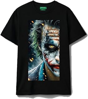 T Shirt(Black 016) Short Sleeve Modern size (9-12 YEARS).