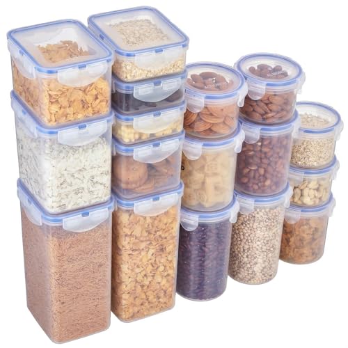 Amazon Brand - Solimo Airtight Plastic Kitchen Storage Container ...