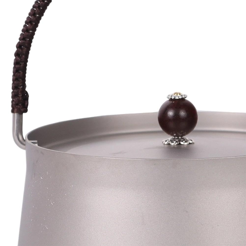 Bollitore in per titanio 800ml Leggero per Campeggio Bollitore