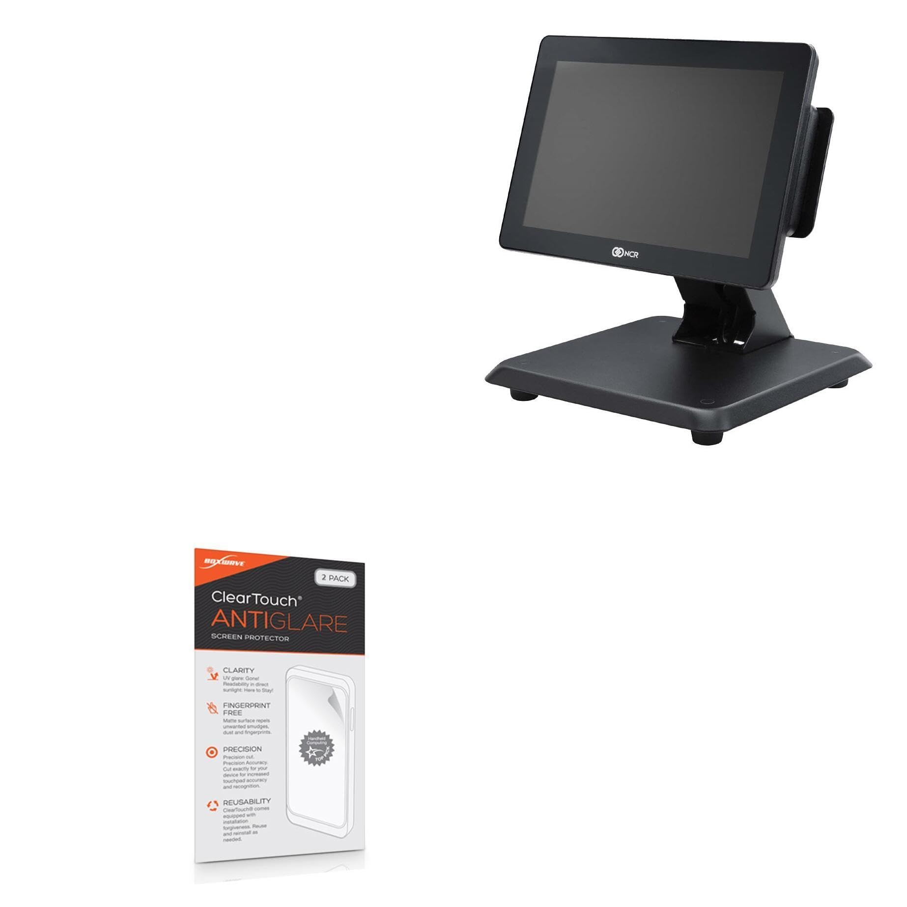 BoxWave Screen Protector Compatible with NCR Display 5915 (15 in) - ClearTouch Anti-Glare (2-Pack), Anti-Fingerprint Matte Film Skin