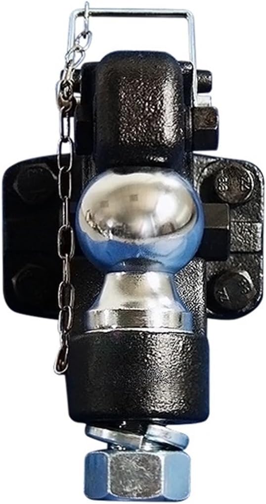 Trailer Hitch, Combination Towing Pintle Hook and 2" /50mm Ball with 8 Ton Rating，Trailer Hitch Towing，Trailer Parts(with 50mm Ball)