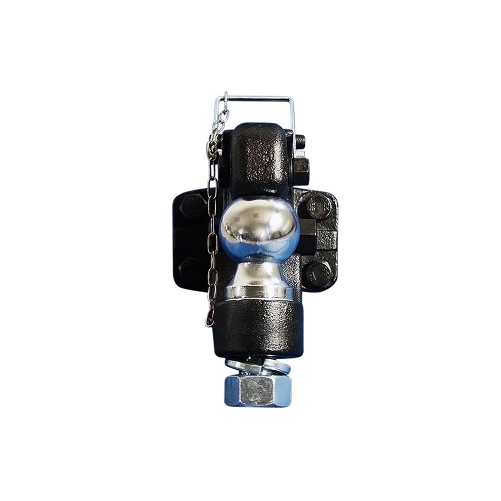 Gancio Di Traino A Sfera Ø50mm - Capacità 8000kg, Nero, Per Pick-Up, Trattori, Auto (Kit Montaggio Incluso) - Foto 7