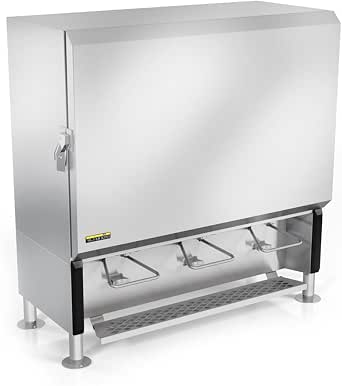 Silver King Majestic Milk Dispenser, 115V, 3 Valve, 6-Gallon Crates