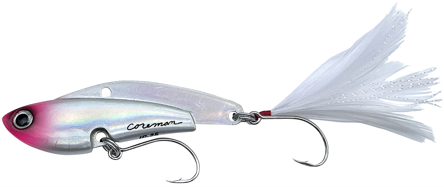 Coreman IP-25 Iron Plate High and Low Silver Claw (SC) 0.9 oz (25 g) #003 Pink Head