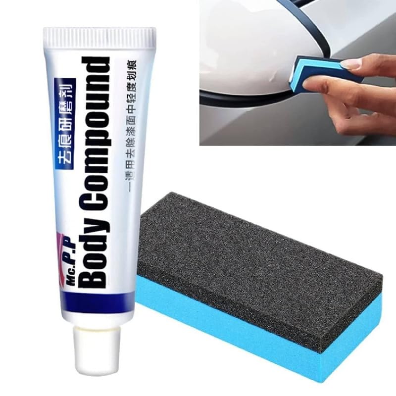 YAVRIXZ Car Body Scratch Remover Repair Polishing Wax Kit | Cream Wax-image-7