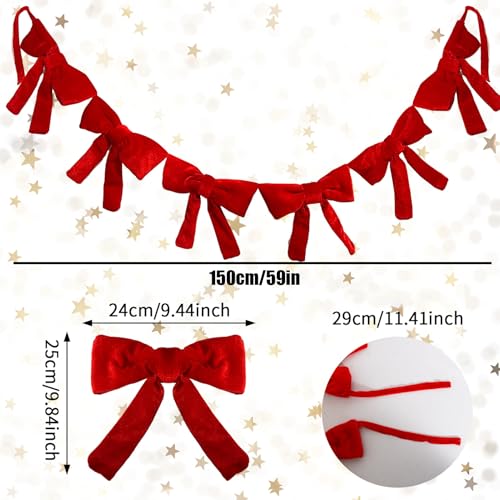 Nœuds de Noël pour décorer facilement les façades et les entrées - 3