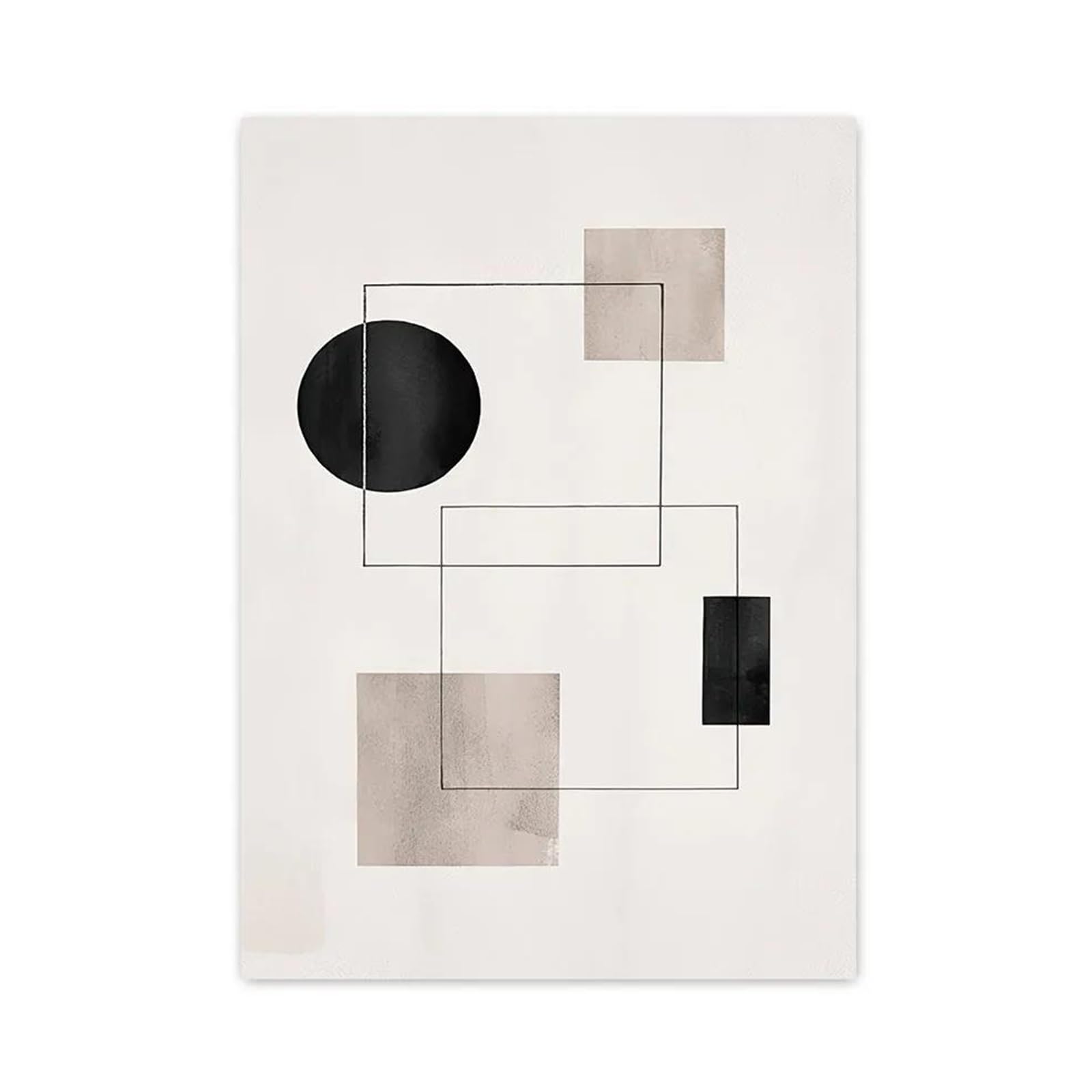 Xenite Girls I Wall Art Canvas Prints Abstract Minimalism Lines Stripe Wall Art Posters No Frame Canvas Pictures For Living Room Decor(,30X40cm)