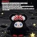 QQCHGOL AI Intelligent Interactive Plush Toy ChatGPT, with Vibration/Tactile Perception and Children's Emotions, multilingual Companions, Interactive Games, Memory Training (Noctis)