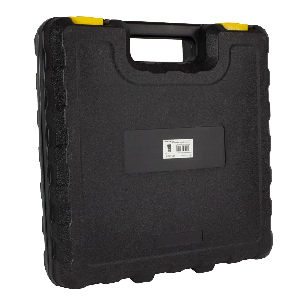 Manómetro con glicerina Maletin Set Manometros para Aire Acondicionado con Glicerina para Precisión Gas Refrigerante R22, R134a, R410 Manómetro para Recarga de Gas Refrigerante Antivibraciones