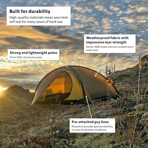 Hilleberg Niak Carpa Ligera para 2 Personas 3 Temporadas miniatura 4