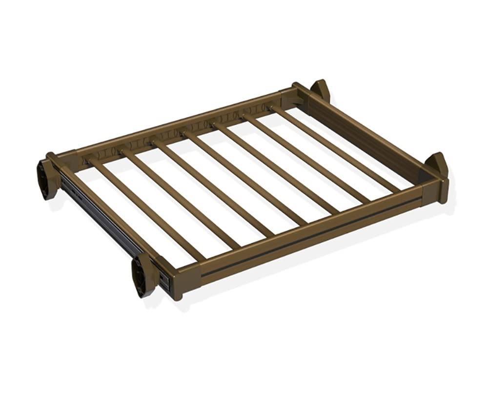Organisateur de vêtements coulissant pour rangement de dressing moderne