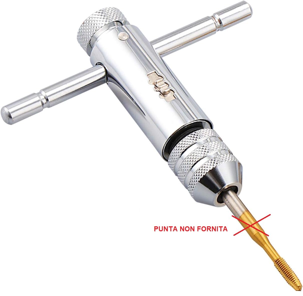 GSR Giramaschi A Cricchetto Reversibile M5-M12 - Portautensili Per Maschi E Alesatori Manuali - Foto 11