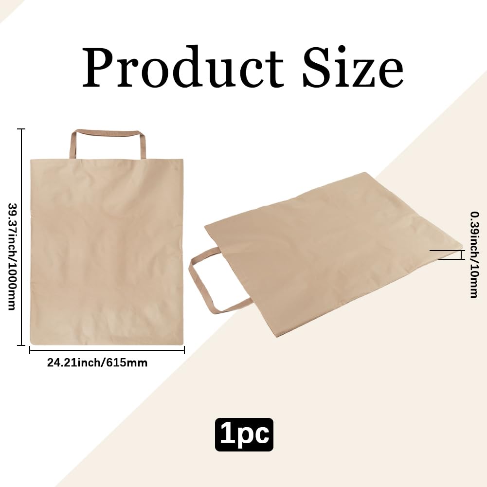 Bolsa de silla de camping de 24.213 x 39.370 in, color caqui, plegable, bolsa de almacenamiento, sillas de campamento, bolsa de repuesto para silla de transporte al aire libre, bolsa de 2