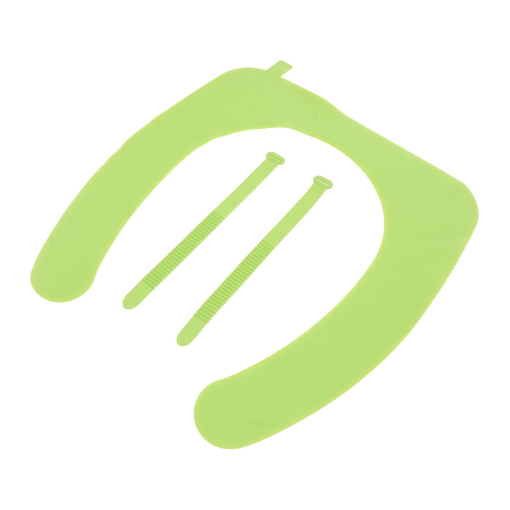 Unomor Silicone Toilet Seat Cover Mat Washable Reusable Bathroom Protector Light Green Closestool Pad for Home Use Soft and Comfortable for Everyday Convenience