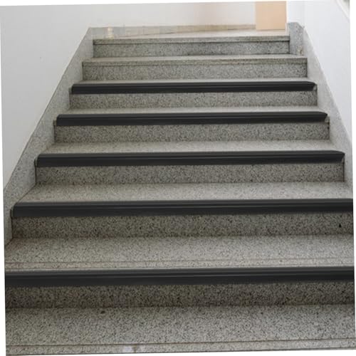 Tira de PVC para peldaños autoadhesiva negra de escaleras 4