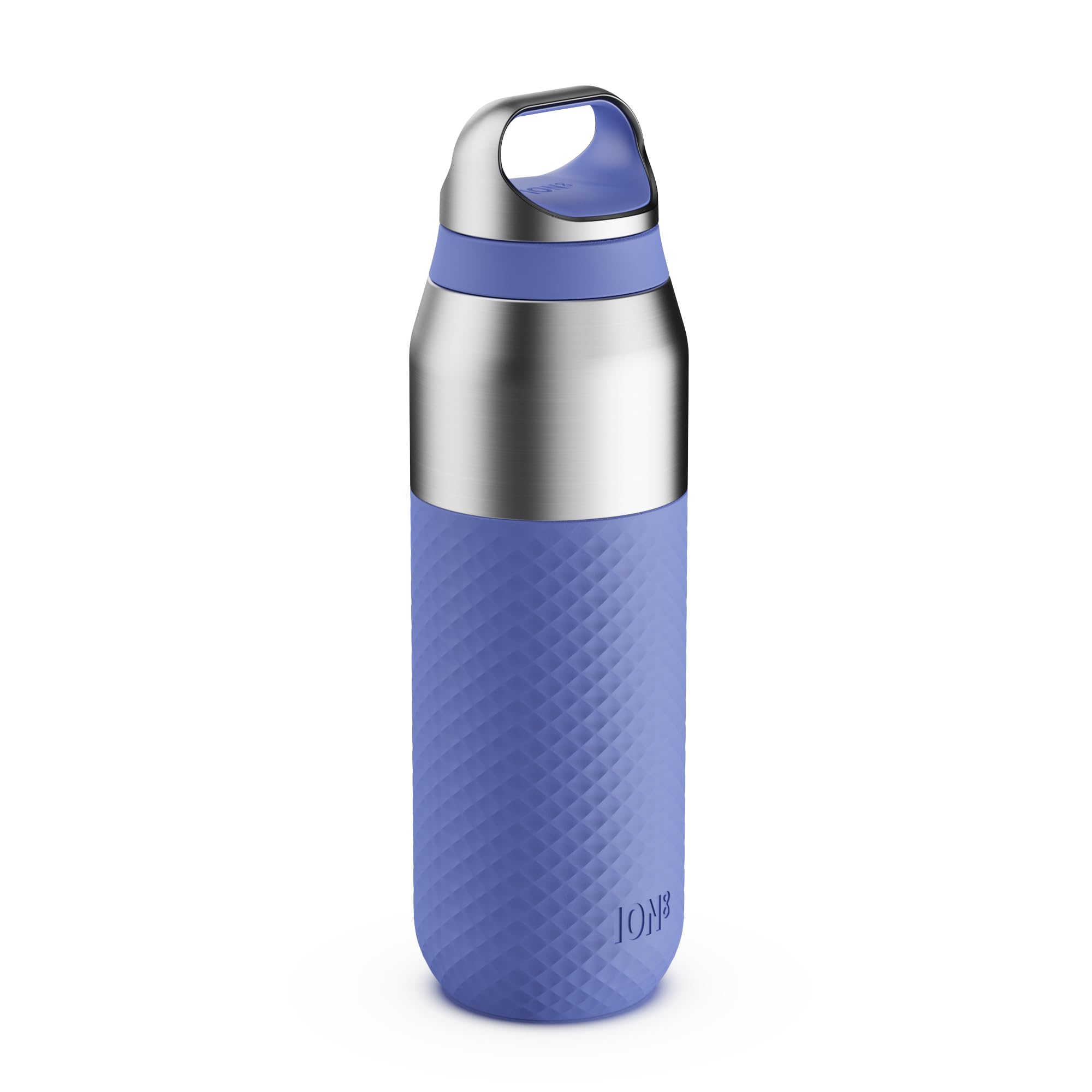 ION8 Primo ROAM Insulated Water Bottle 485ml (16oz) – Leakproof Stainless Steel, Vacuum Insulated for Hot & Cold Drinks, Twist Lid, Dishwasher Safe, Lilac