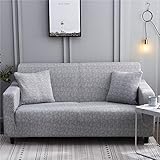 Rutschfest: Hochelastisches Gewebe mit guter Abriebfestigkeit, Rutschfestigkeit und Schweißbeständigkeit. Es haftet am Sofa, selbst wenn Sie auf dem Sofa sitzen, bewegt es sich nicht und bleibt an Ort und Stelle.