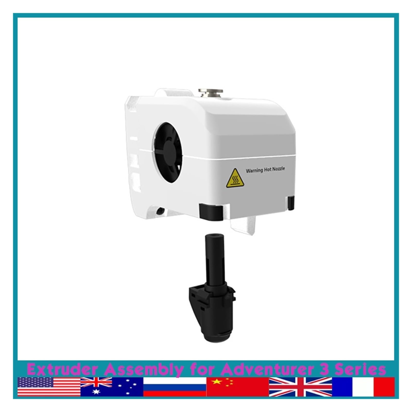 Conjunto Extrusor Compatible con Flashforge Adventurer 3 Serie