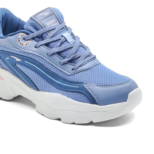 Image of ASIAN Blossom-17 Women's Stylish Sneakers | Lightweight, Breathable Mesh Shoes with Soft Cushion Sole & Trendy Design | Ideal for Gym, Travel, Running & Walking