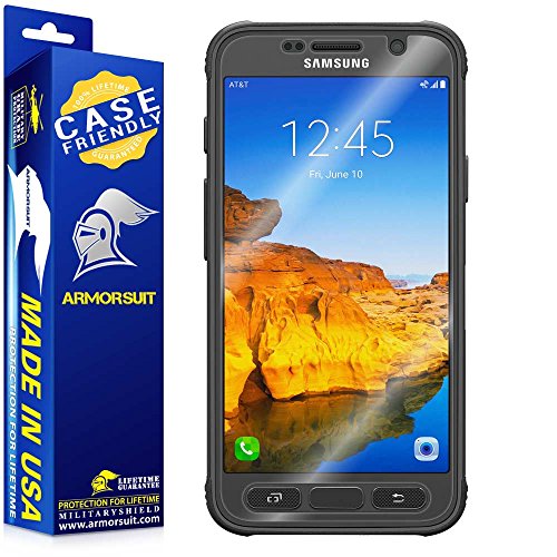 ArmorSuit 2 Pack Screen Protector for Samsung Galaxy S7 Active Case Friendly MilitaryShield Anti-Bubble HD Clear Film - Made in USA