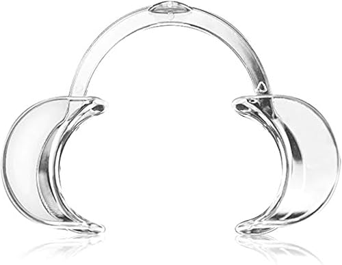 Paquete de 20 abridores de labios en forma de C para blanqueamiento dental o juegos divertidos, tamaño mediano