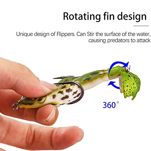 hengtaiwei-Doppelpropeller-Froesche-Soft-Bait-Soft-Silicone-Angelkoeder-Gummifrosch-Frosch-fuer-Angler-Angeln-Meer-Kunstkoeder-Angeln-for-Zander-Forellen-Barsch-3D-Double-Propeller-Frogs-Weiche-Koeder