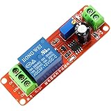 Retoo Verzögerungszeitrelais Modul DC 12V für Arduino oder Raspberry, 1-10s, Zeitkontroller-Schaltkreis, Timer Delay Relay Switch, Relaismodul Timer, ON/OFF Zeitschalter, NE555