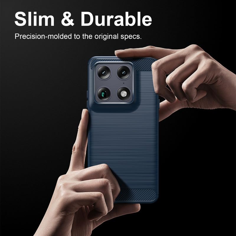 Image of Basic Case for Moto Edge 70 Ultra 5G (Carbon Fibre Blue)