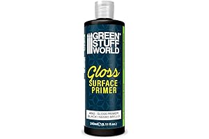 Green Stuff World Brush Rinse - Gloss Surface Primer 240ml Black 4692