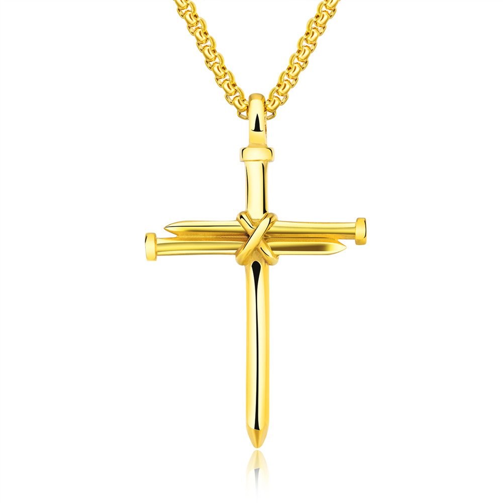 See full amazon price history chart for HIJONES Mens Stainless Steel Gold Plated Nail Cross Charm Pendant Necklace Chain 22 Inches Polished HIJONES Mens Stainless Steel Gold Plated Nail Cross Charm Pendant Necklace Chain 22 Inches Polished (B074ZQR3ZK) Amazon Price History, Amazon Price Tracker