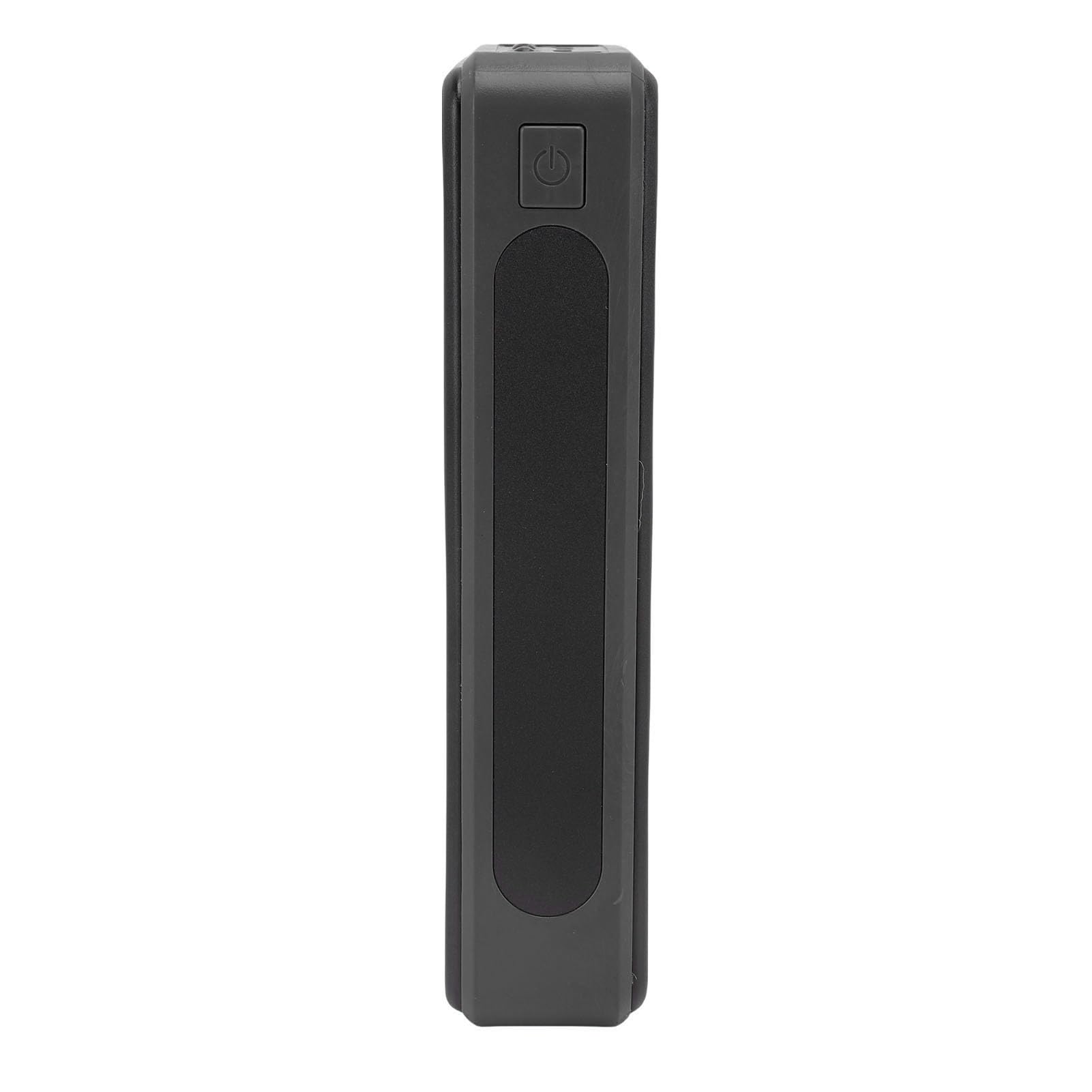 Chargeur Portable avec Banque D'énergie Solaire 50000mAh et Lumière LED pour Les Activités de Plein Air Randonnée en Alliage D'aluminium (Noire)