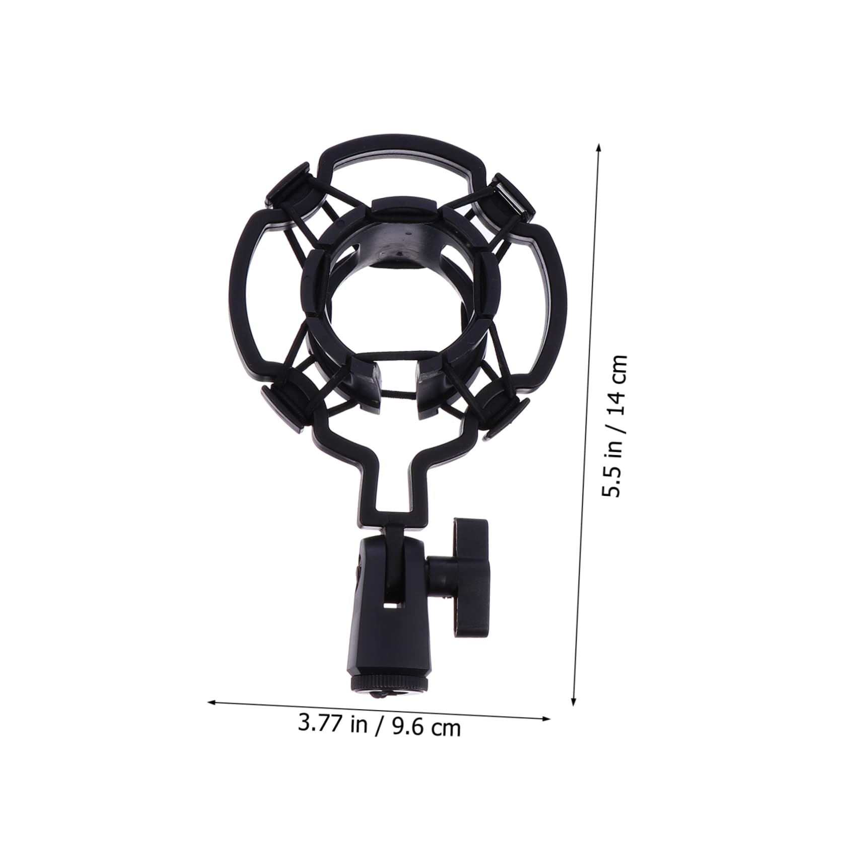 Yardwe Mic Shockmount Adapters Condenser Mic Shock Mount Noise Reduction Bracket