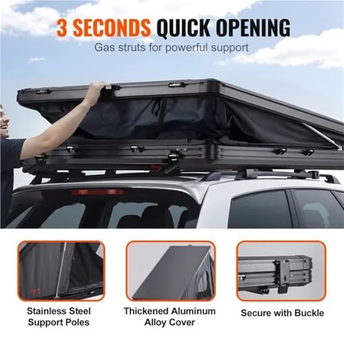 Carpa de Techo Dura para 2-3 Personas con Escalera y Colchón miniatura 5