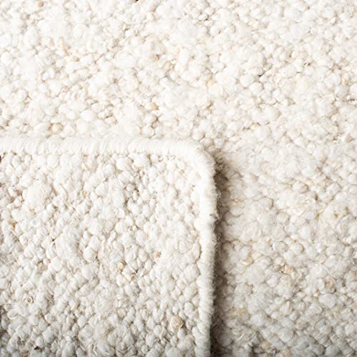 SAFAVIEH Area Rug 8x10 - Natura Collection - Large - Black & Ivory, Handmade Wool, Ideal for Living Room, Bedroom, Dining Space (NAT328Z) - Image 7