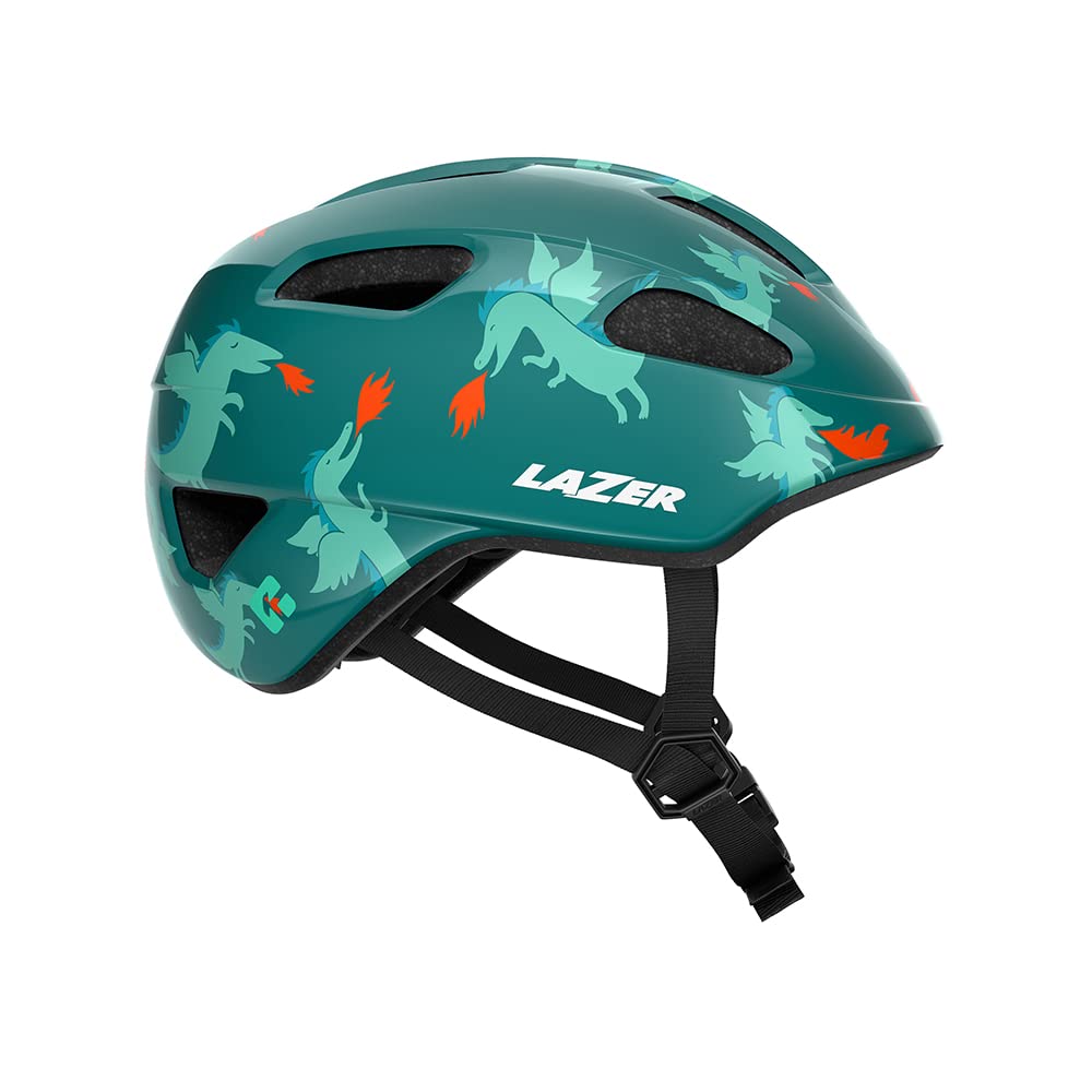 Lazer Kids Nutz 2.0 KinetiCore Helmet, Dragons, Unisex Size 50-56 cm