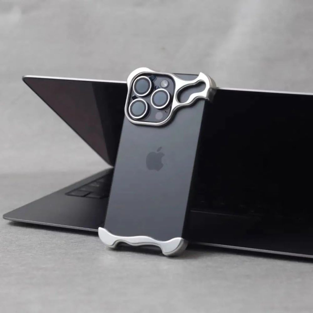 Luxury Irregular Aluminum Alloy Bumper Phone Case for iPhone 12 13